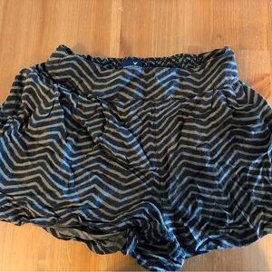 American Eagle Outfitters Black and Brown Patterned Shorts